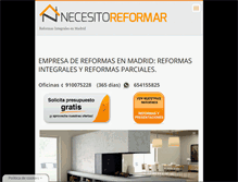 Tablet Screenshot of necesitoreformar.com